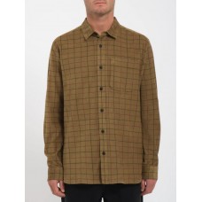 Camisa Manga Larga Volcom Zander Dark Khaki